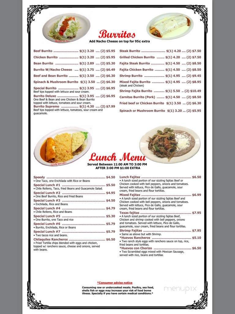 Menu page 5