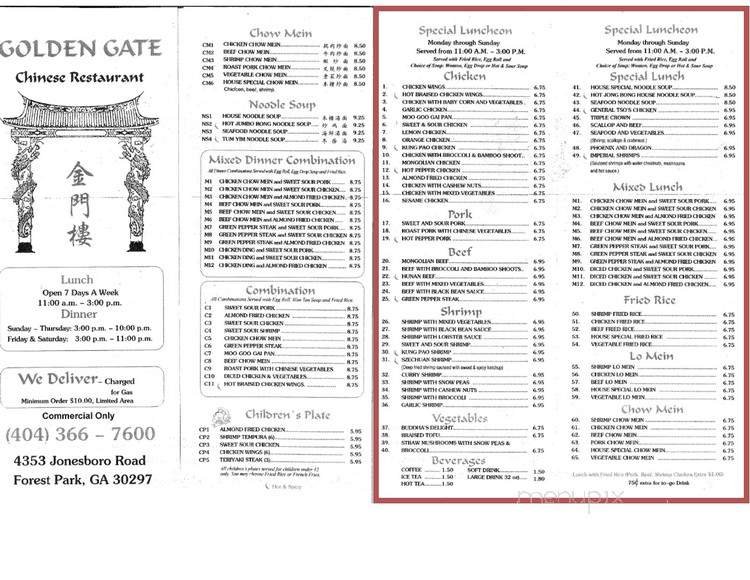 Menu page 2