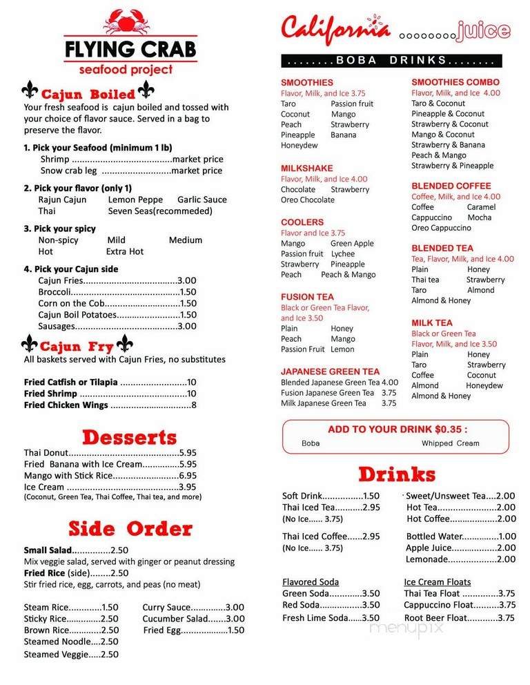 Menu page 3