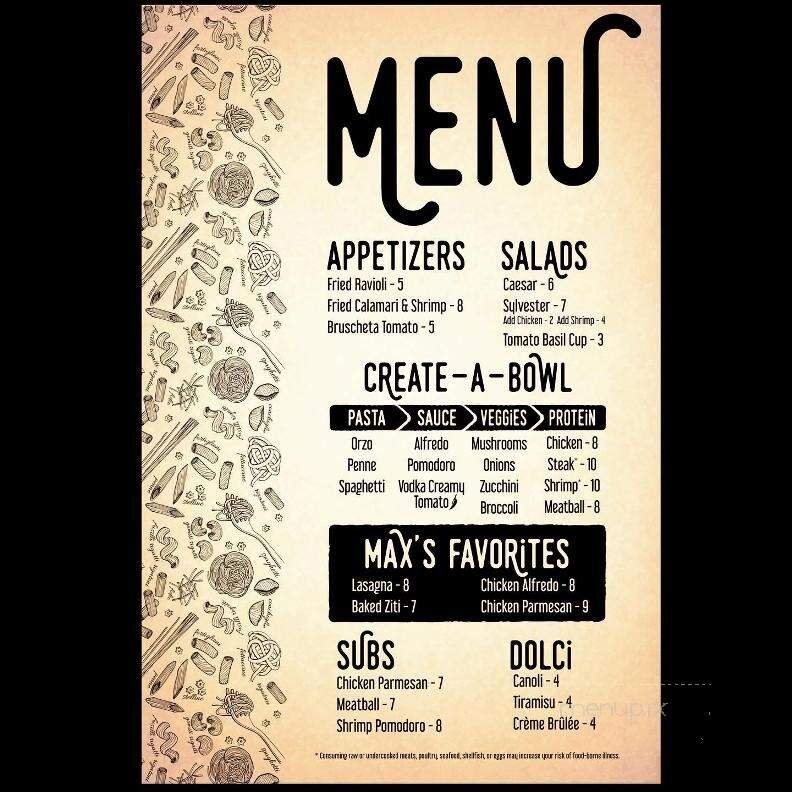 Menu page 2