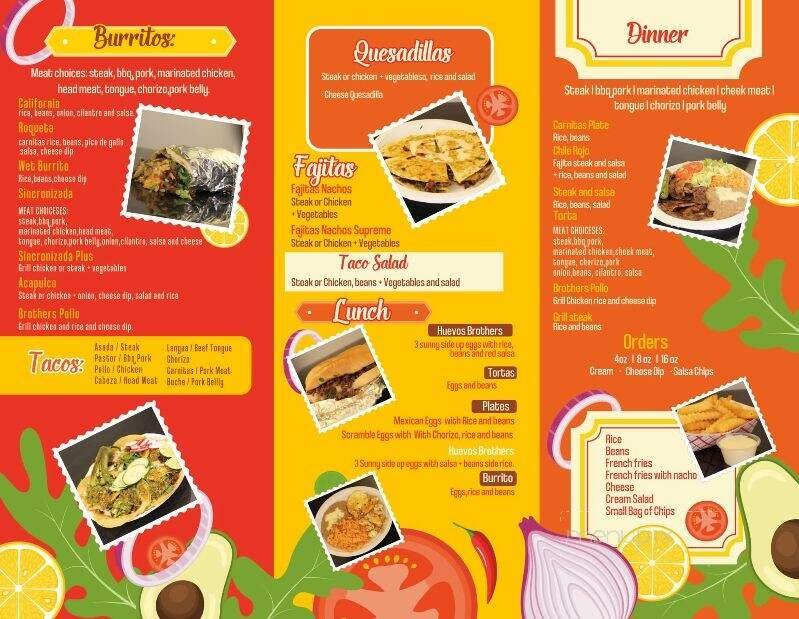 Menu page 1