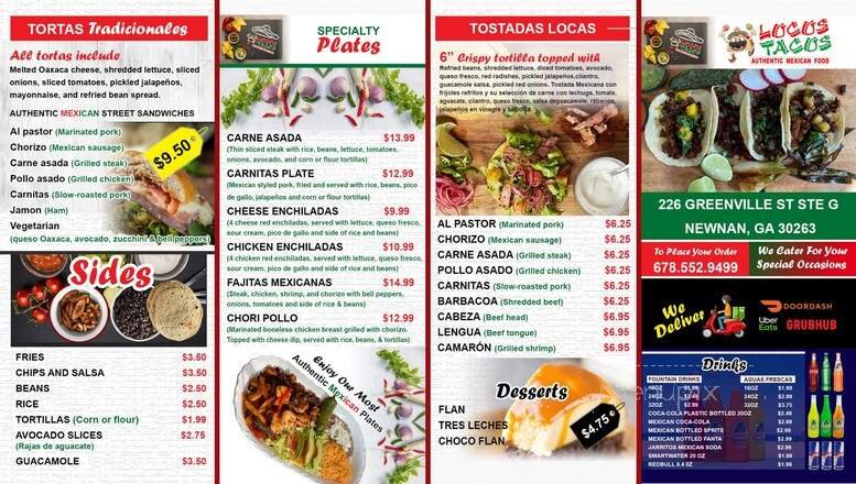 Menu page 2