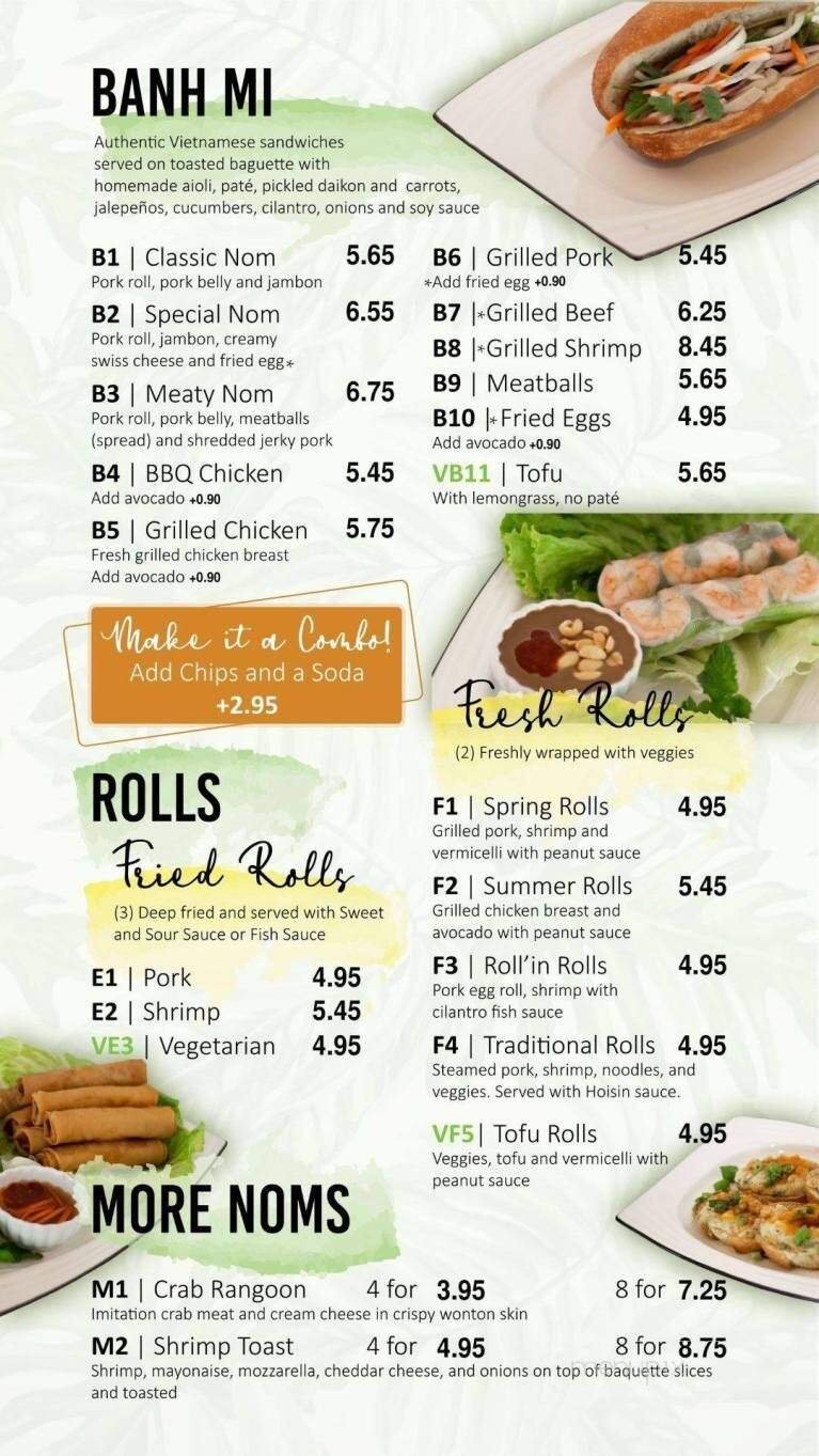 Menu page 3