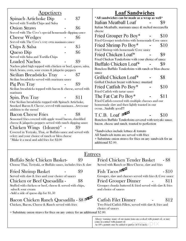 Menu page 2