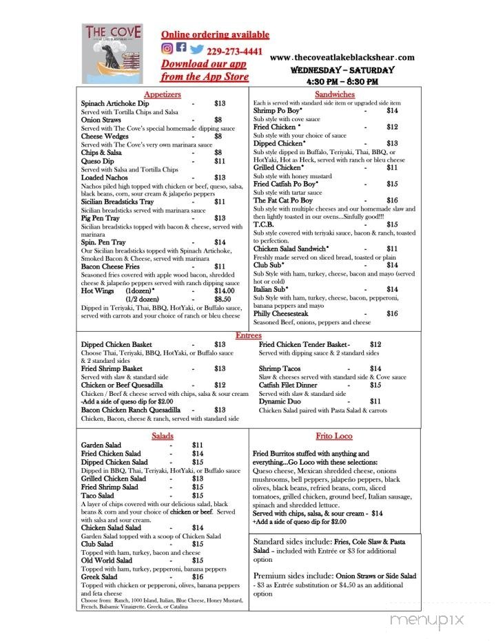 Menu page 4