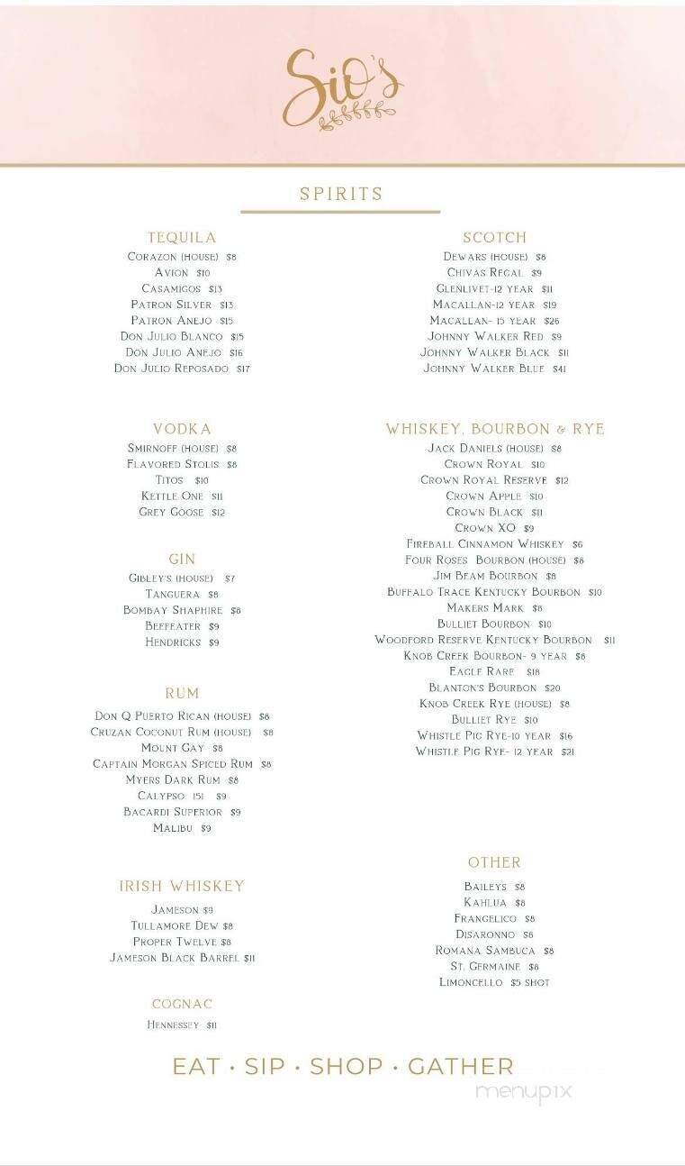 Menu page 2
