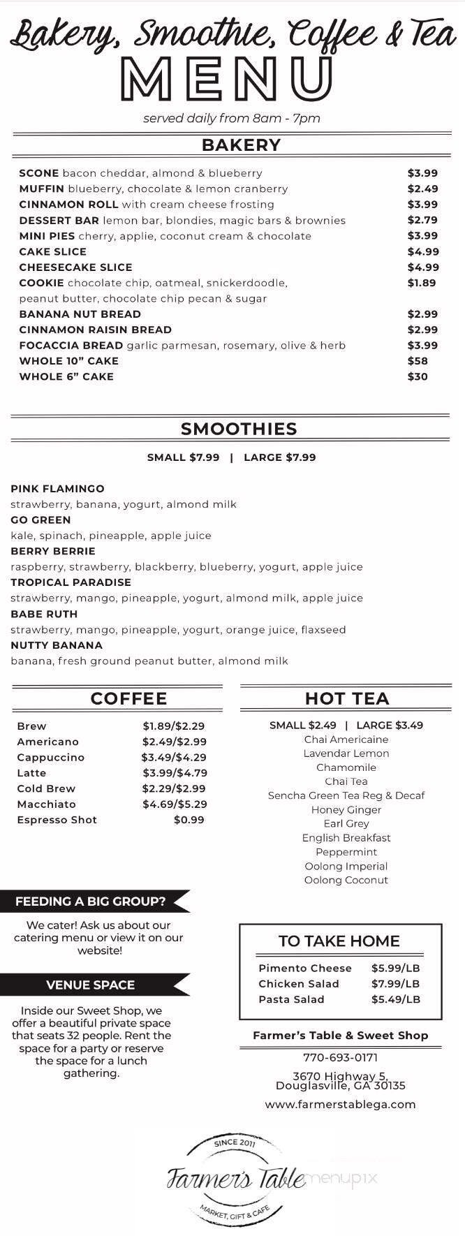 Menu page 2