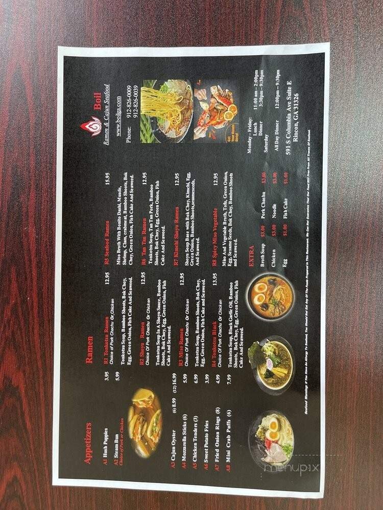 Menu page 2