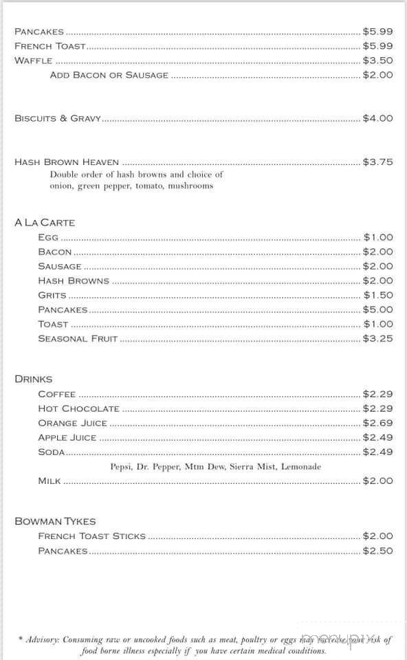 Menu page 4