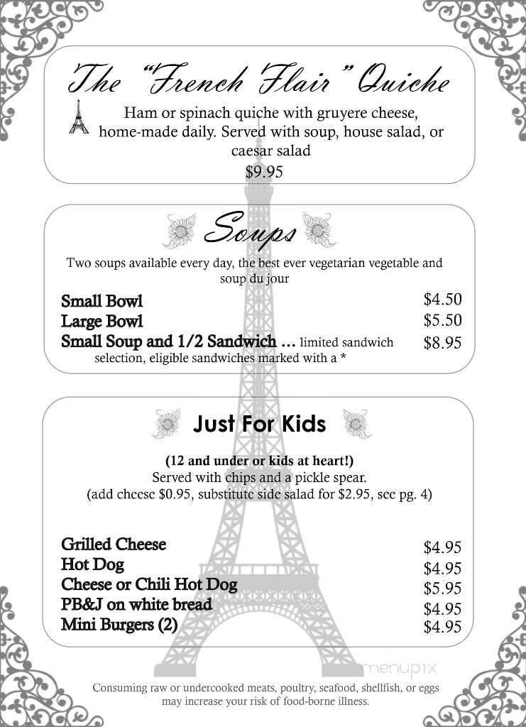Menu page 2