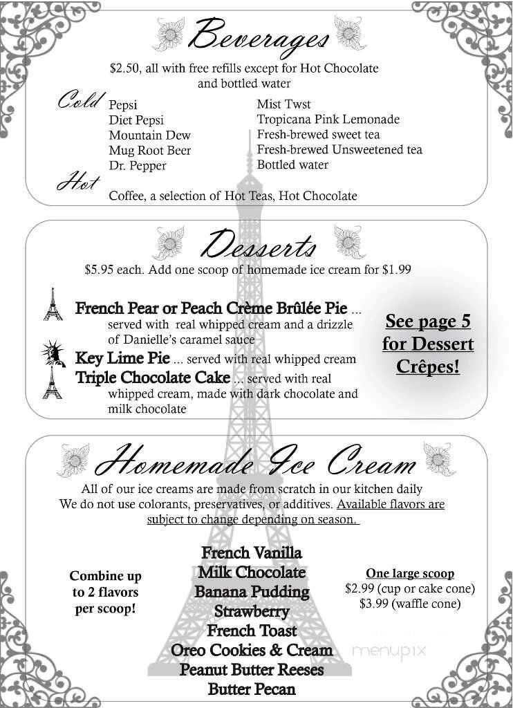 Menu page 4