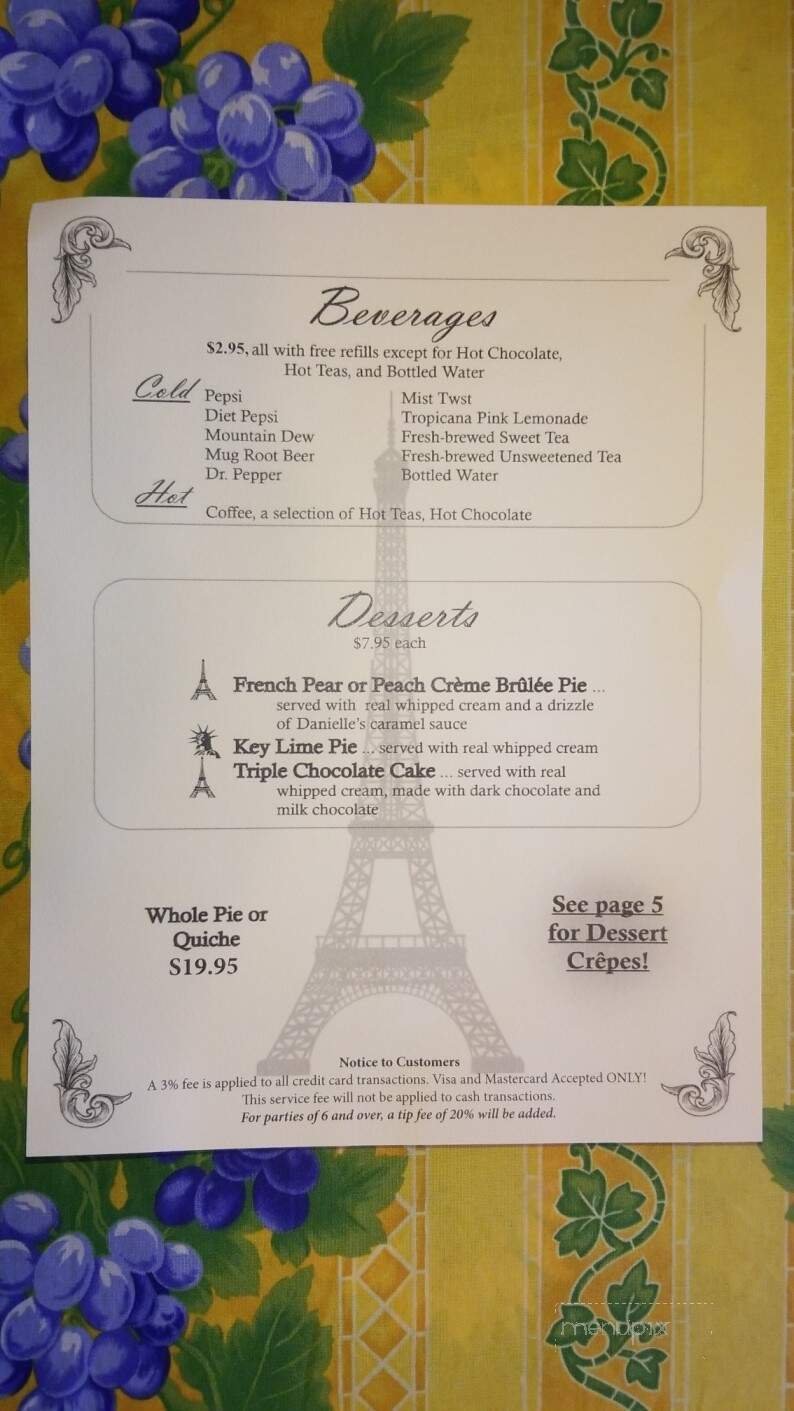 Menu page 4