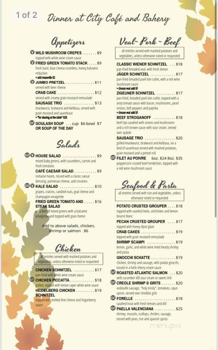 Menu page 2