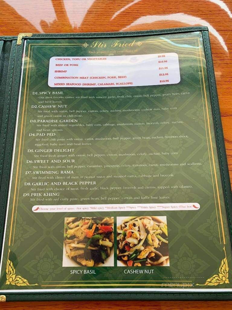 Menu page 2