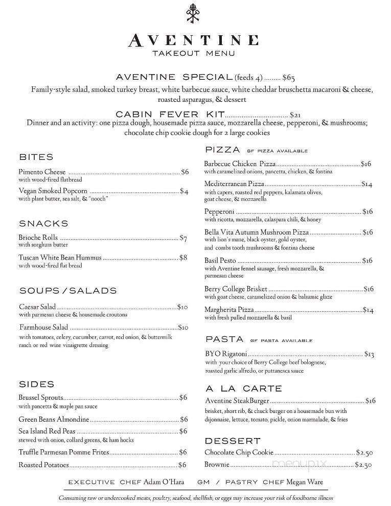 Menu page 8