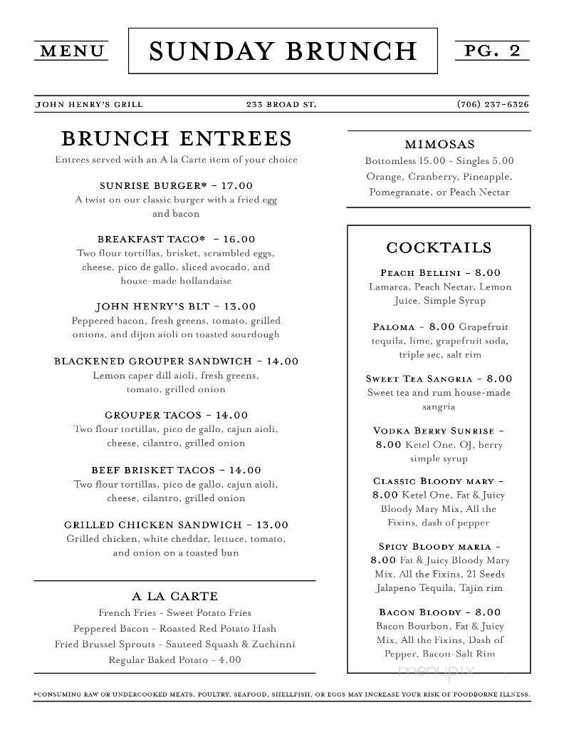 Menu page 5