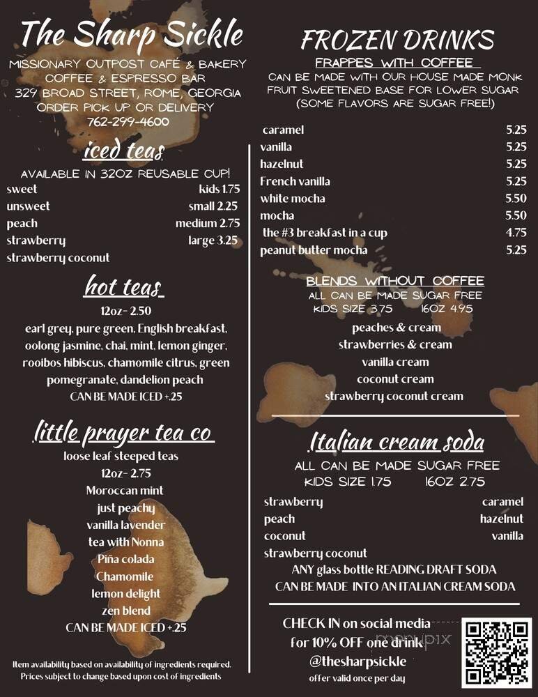 Menu page 2