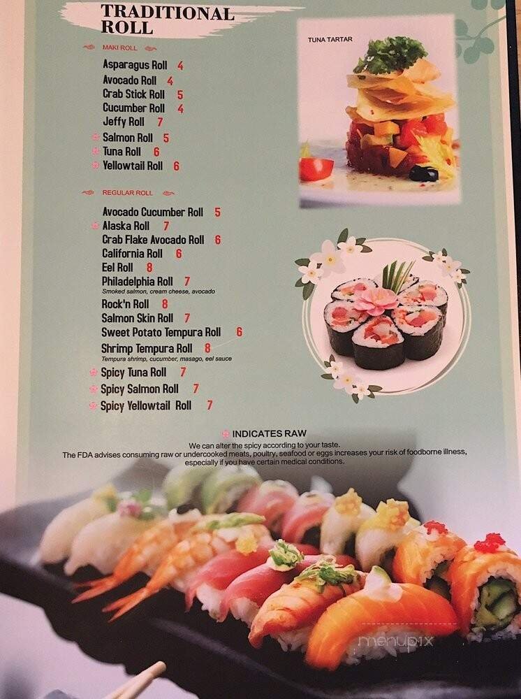 Menu page 8