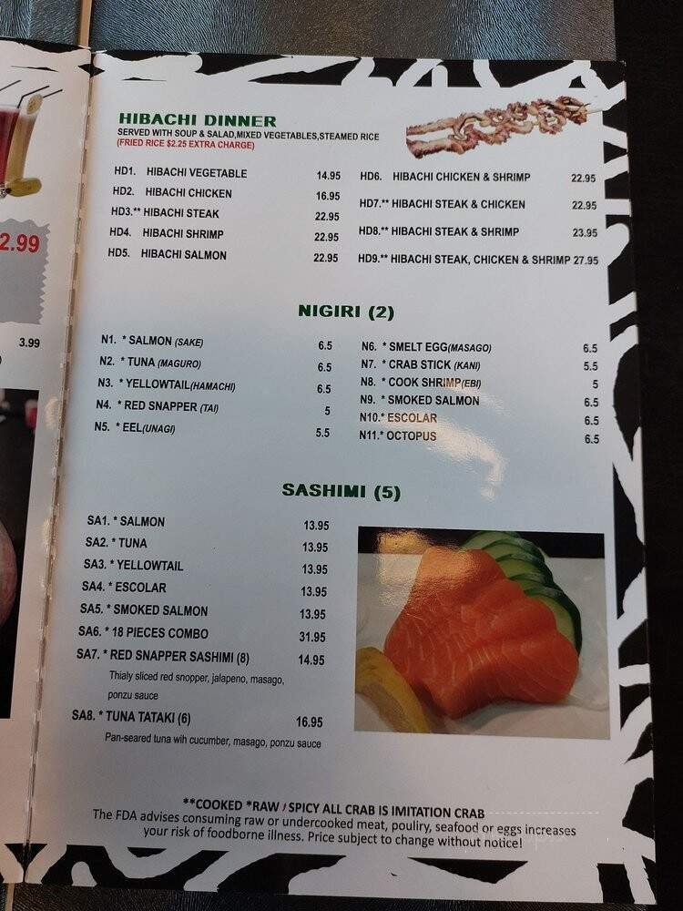 Menu page 6