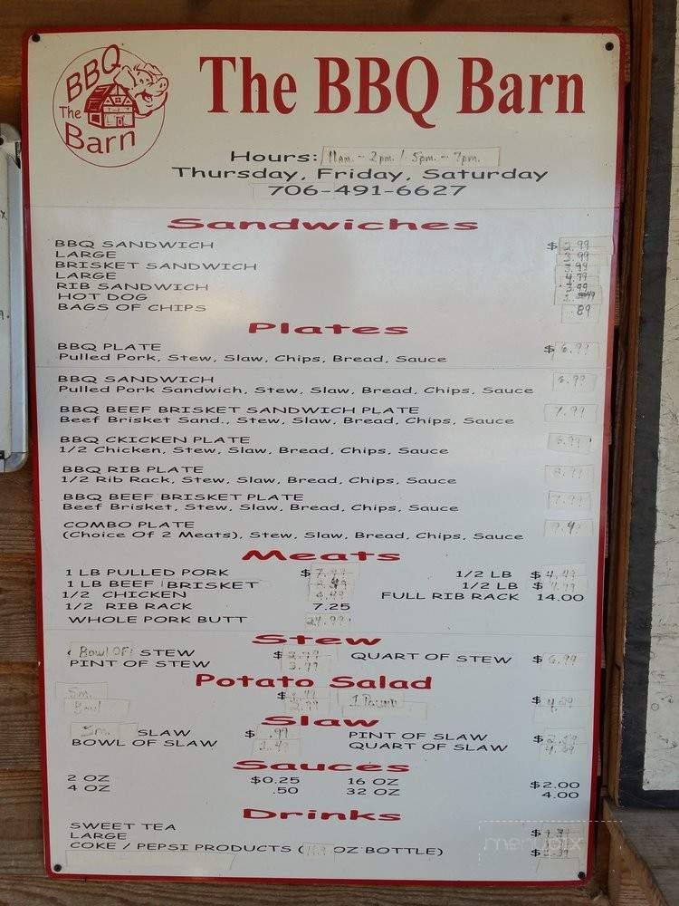 Menu page 1