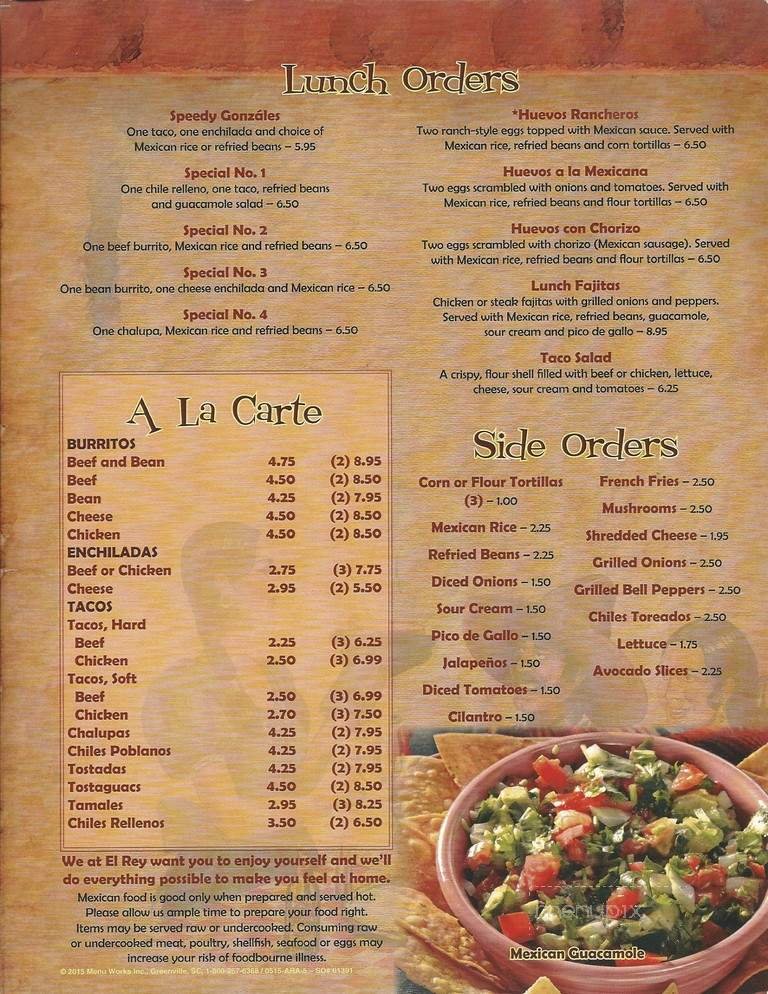Menu page 3