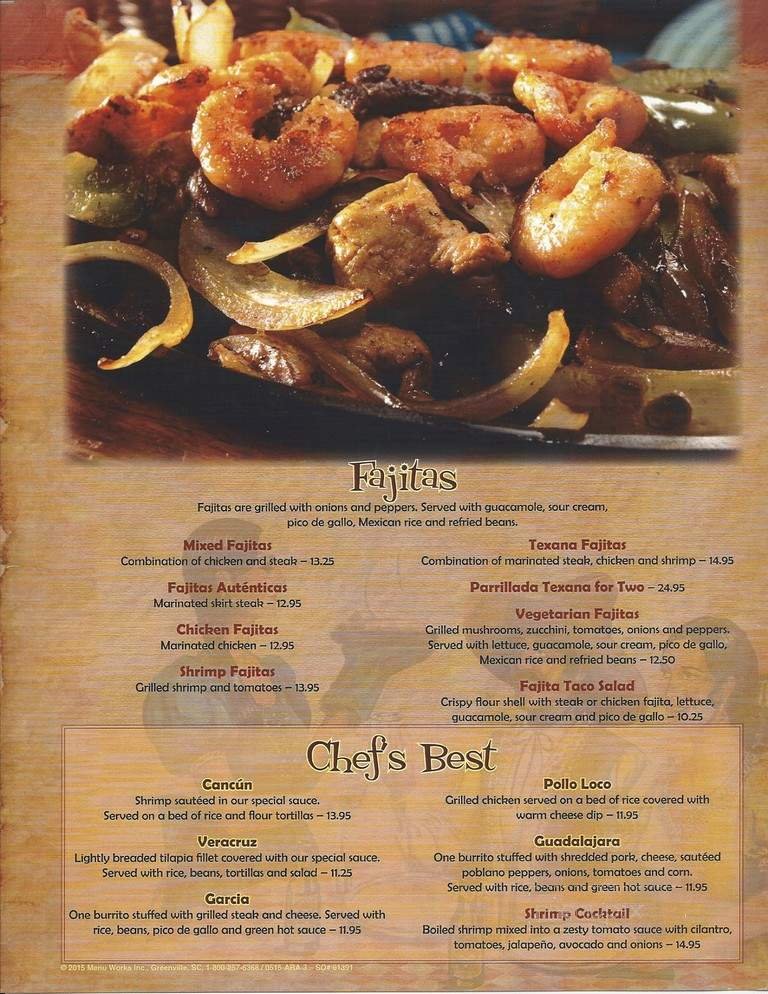 Menu page 5