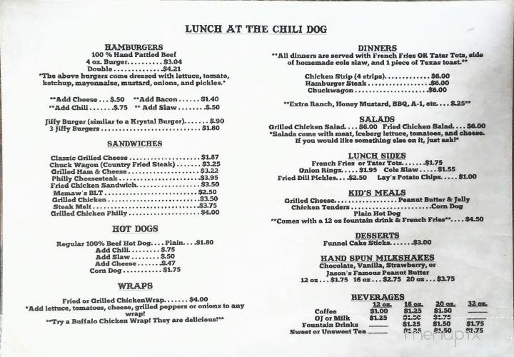 Menu page 3