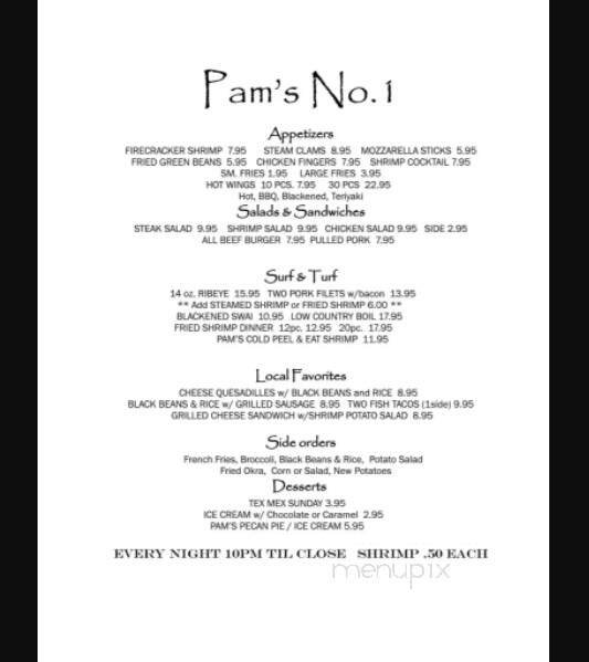 Menu page 1