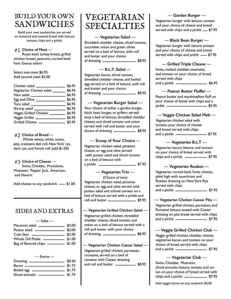 Menu page 2