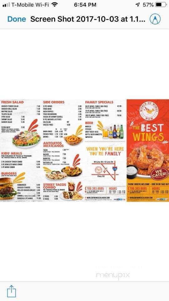 Menu page 2