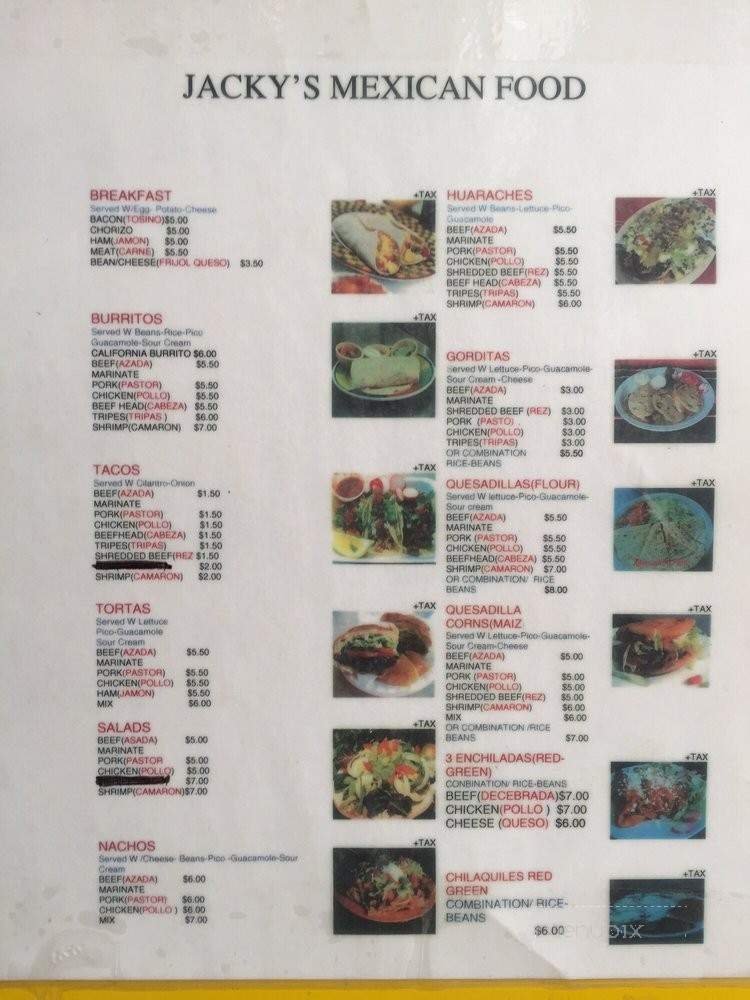 Menu page 2