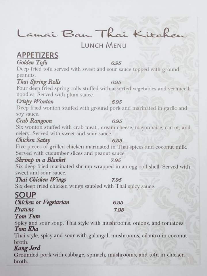Menu page 1