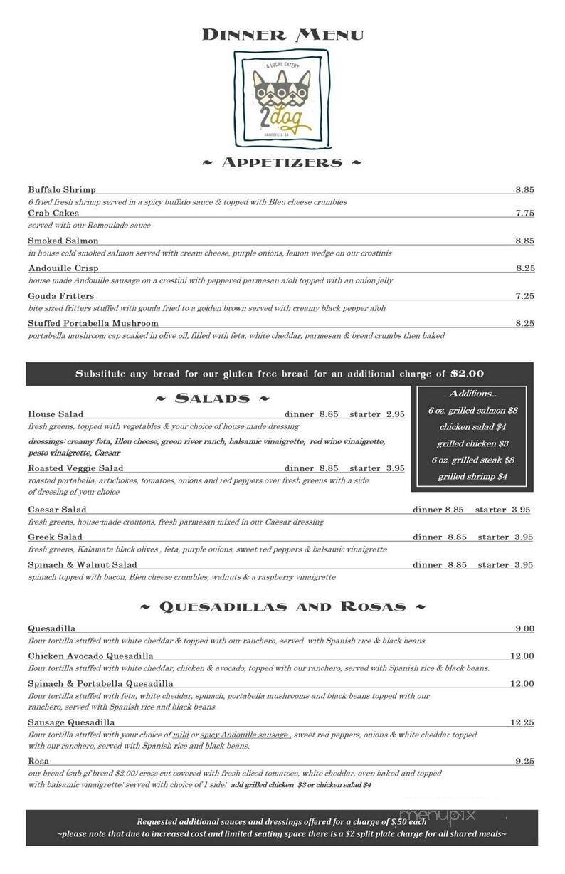 Menu page 2