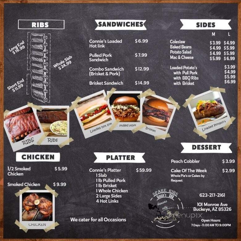 Menu page 1