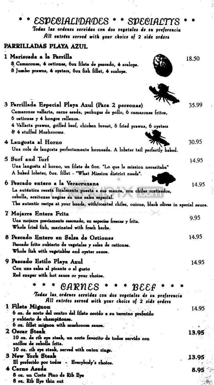 Menu page 3