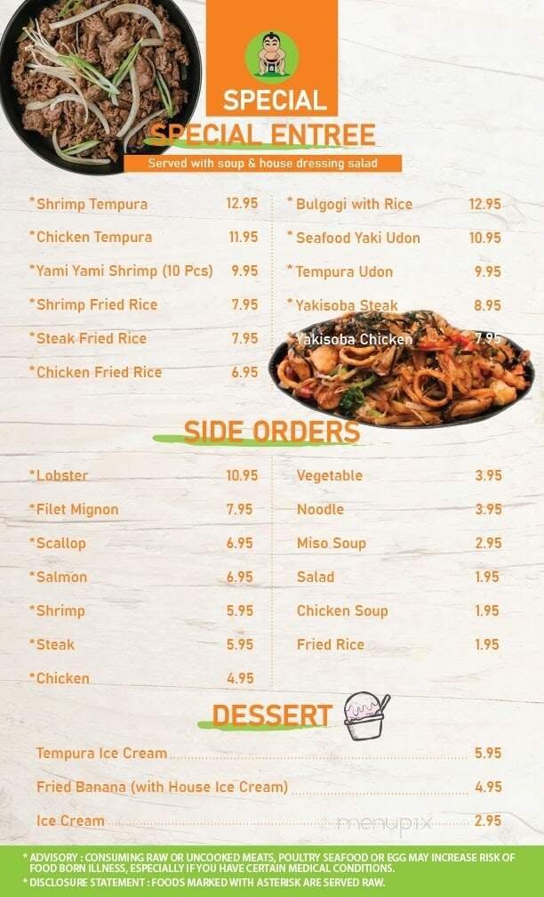 Menu page 7