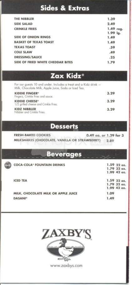 Menu page 4