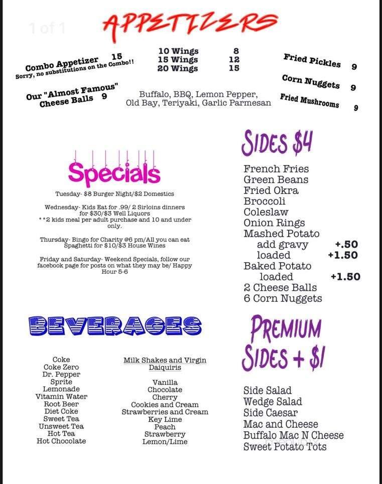 Menu page 4