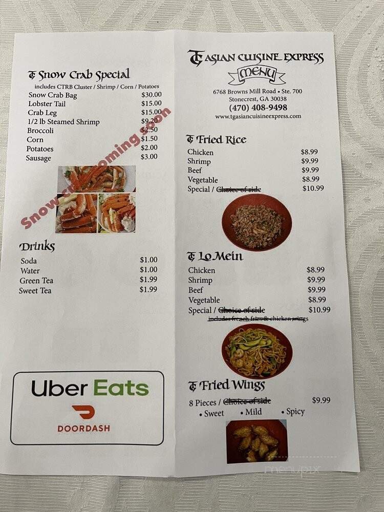 Menu page 2