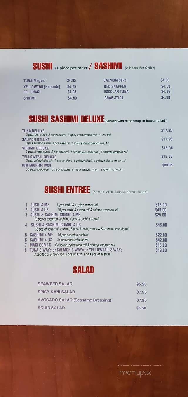 Menu page 2
