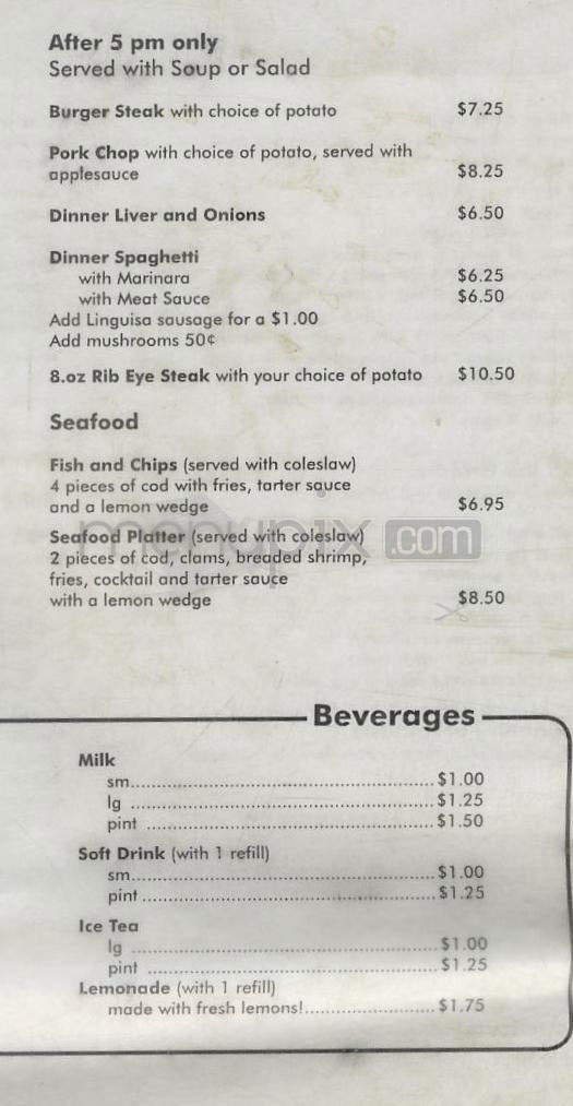 Menu page 10