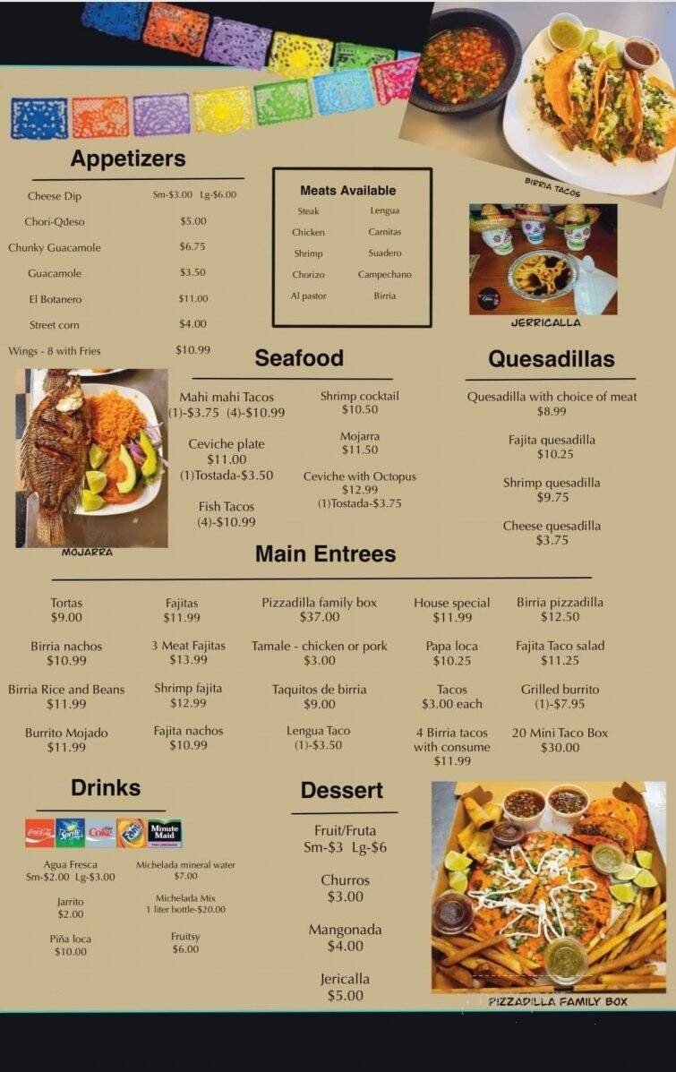 Menu page 6