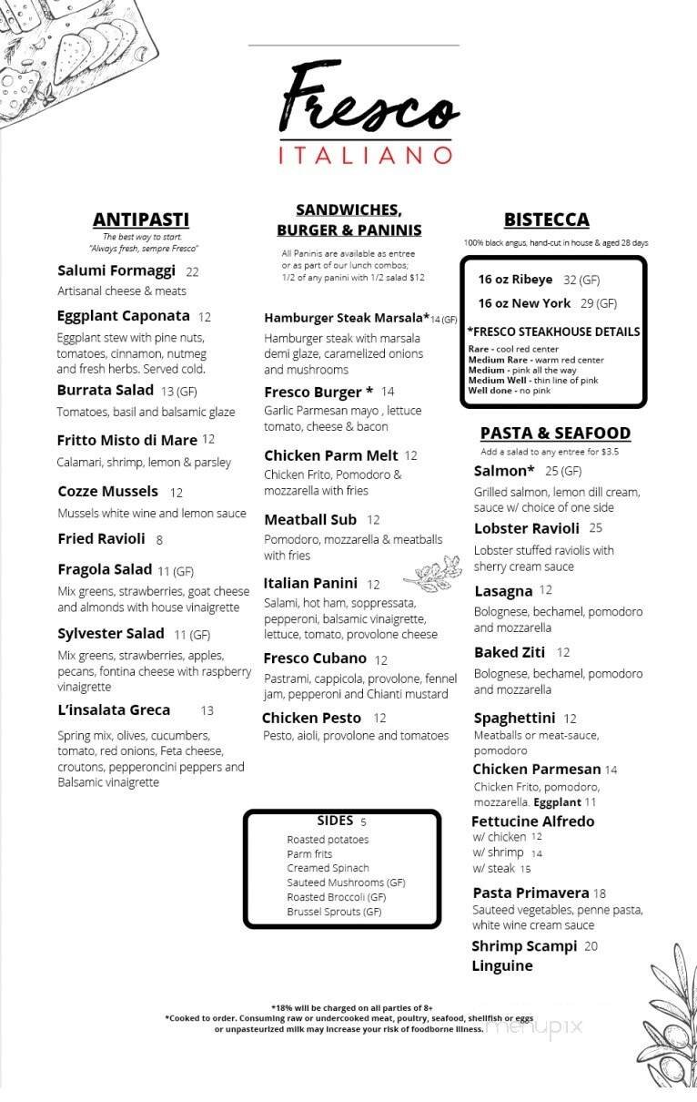 Menu page 1