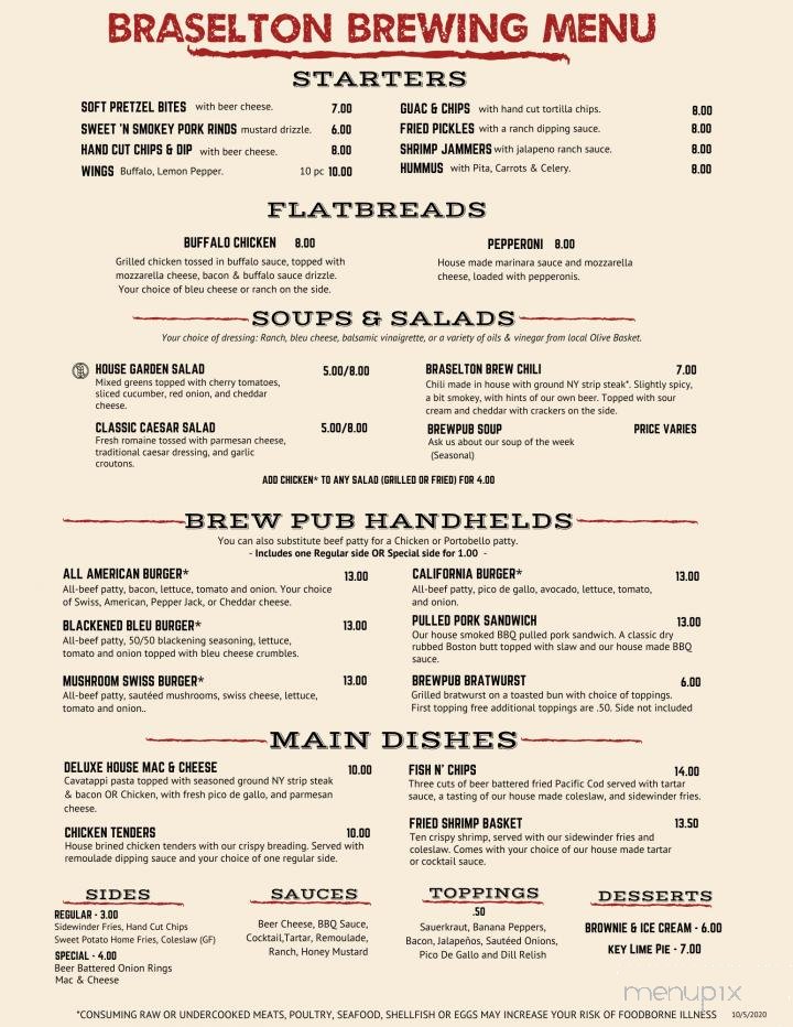 Menu page 1