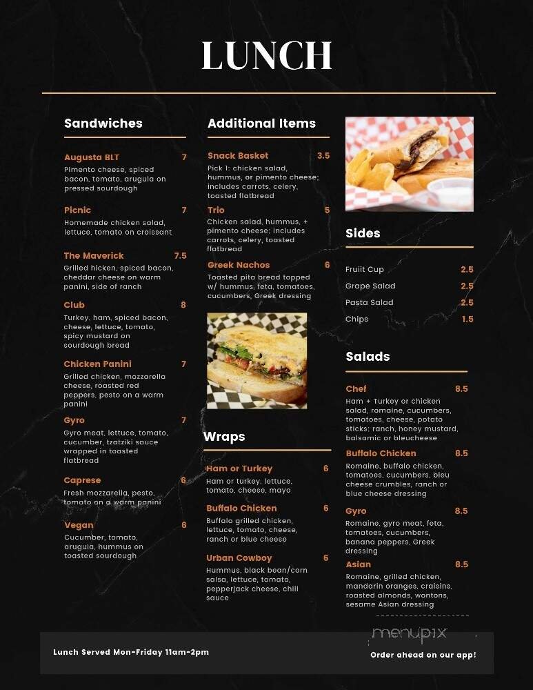 Menu page 3