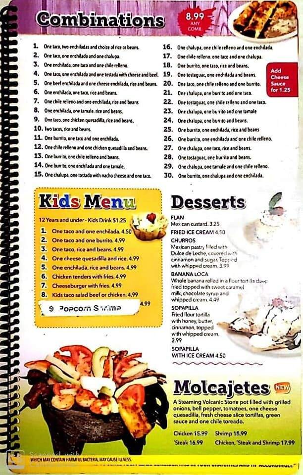 Menu page 4
