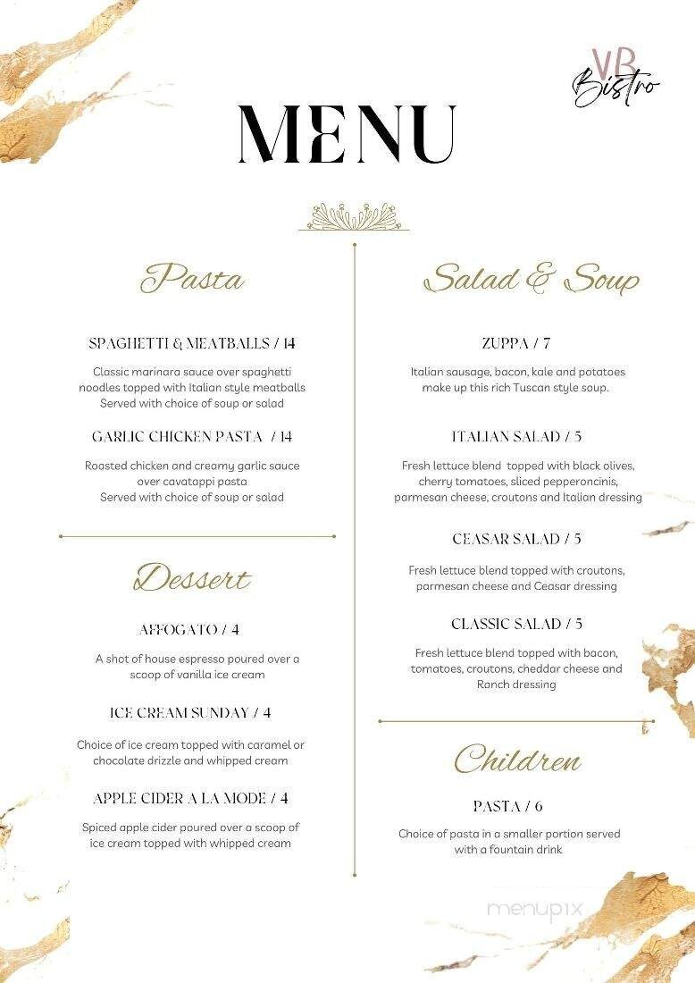 Menu page 4