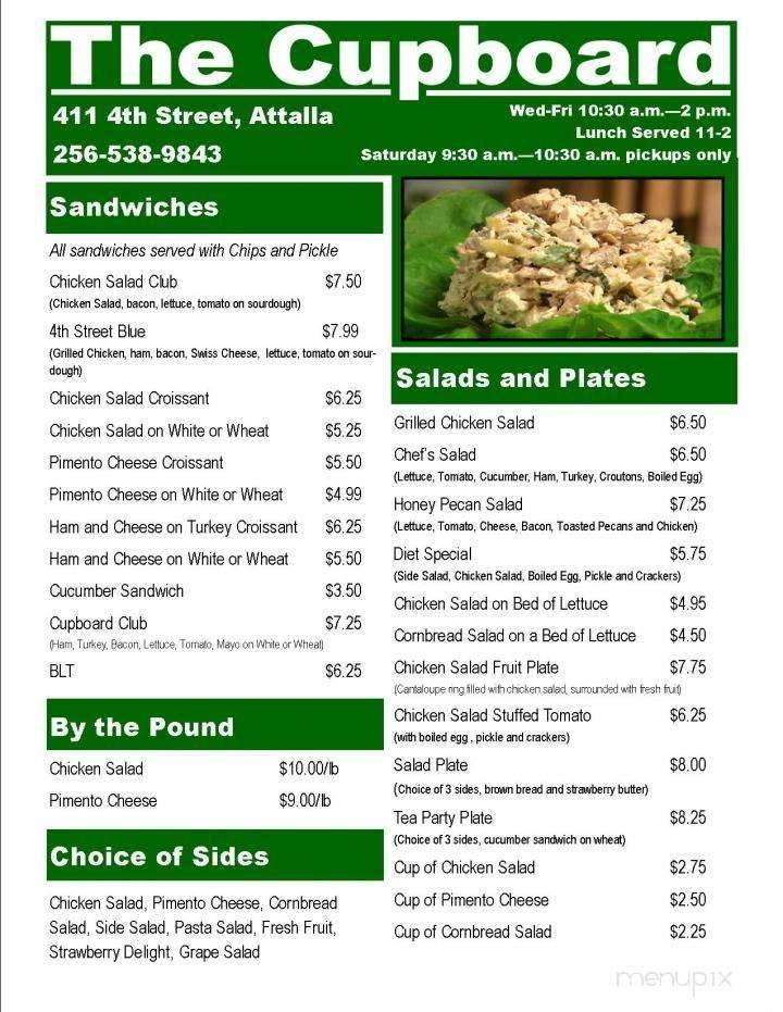 Menu page 1
