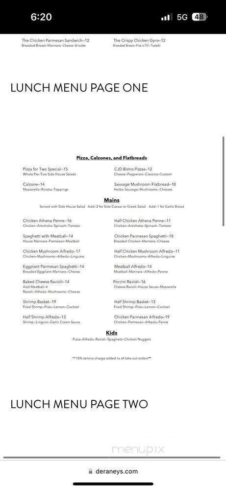 Menu page 3