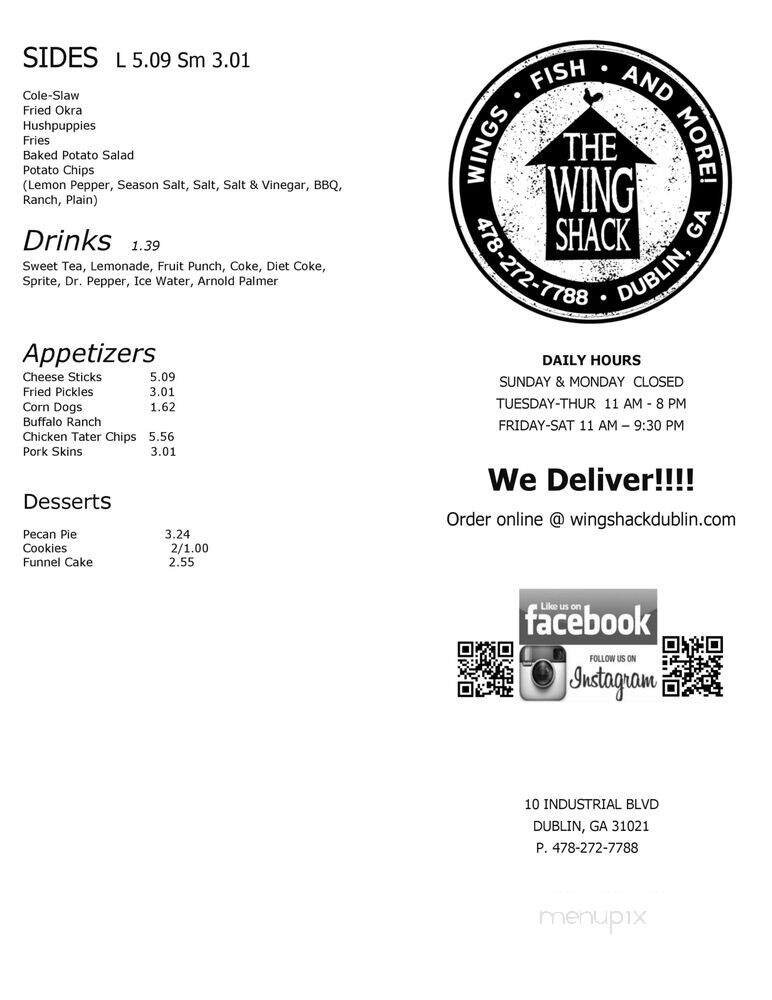 Menu page 2